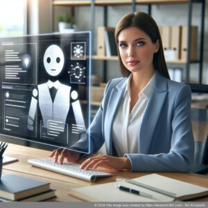A screenshot showcasing Ailisha's AI Chatbot interface on a modern WordPress website, highlighting its features such as live chat support and customization options.